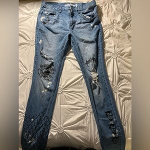 Broken promise jeans